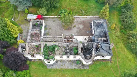 Andrew Smith An aerial view of Boleskine House