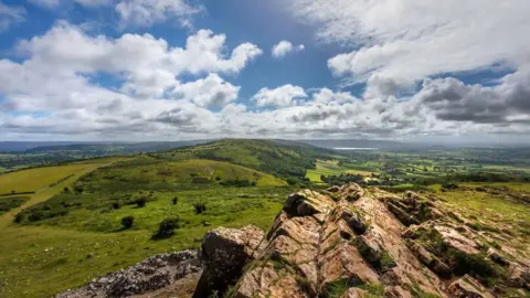 Jim Hardcastle View from on top of Crook Peak on the Mendip Hills