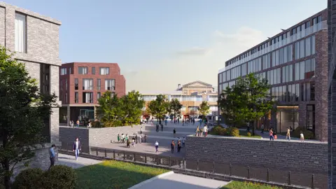 AR Urbanism Walking and cycling link CGI