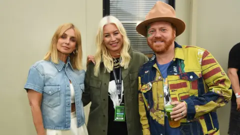 Getty Images Louise Redknapp, Denise Van-Outten & Keith Lemon