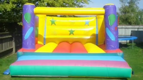 Nottinghamshire Police Bouncy castle