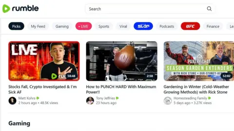 Rumble Videos on Rumble's website