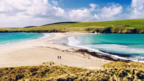 Getty Images Shetland beach