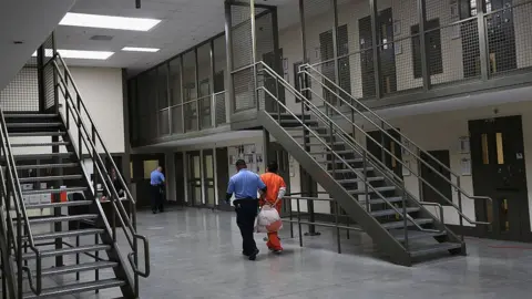 Getty Images The Adelanto detention centre seen in 2013