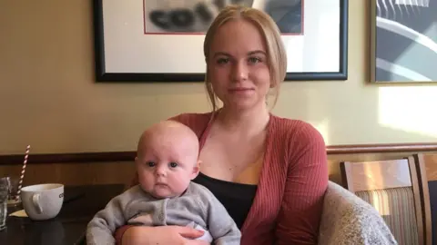 Ellie Hadley lives in Melton with her four-month-old daughter