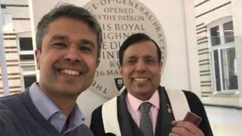 Aseem Malhotra Cardiologist Dr Aseem Malhotra and his father Kailash Chand, a former NHS GP