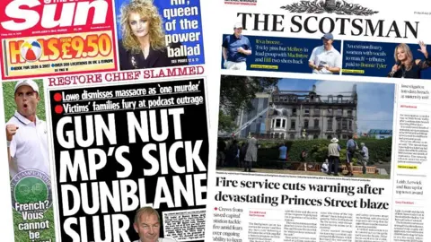 The Scottish Sun and The Scotsman