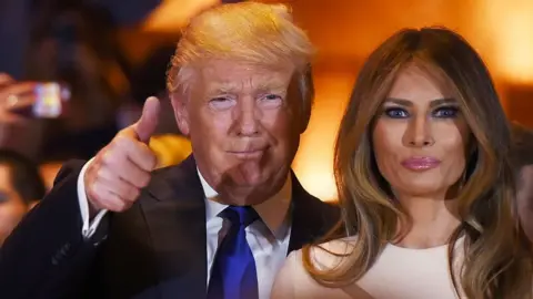 Getty Images Trump and Melania