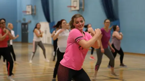 Edward Harding Zumba class