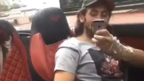 Merseyside Police Rice and Cornett driving a car in Monaco