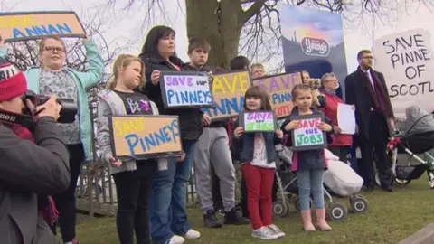 BBC Protest at Pinneys