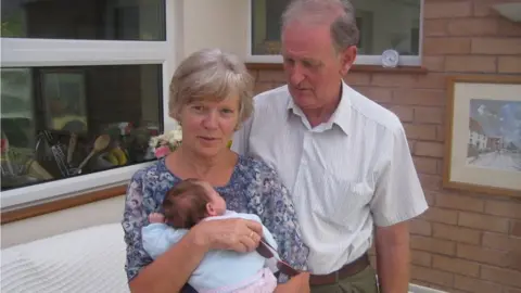 Family photo Gareth Jones with wife Lucy