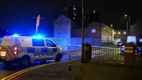 BBC Police at scene of crime