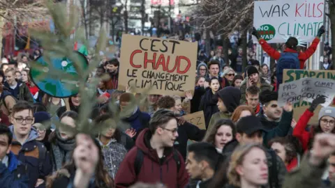 Getty Images Protests on the streets of Belgium