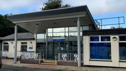 BBC Entrance to Bishop's Castle Community Hospital