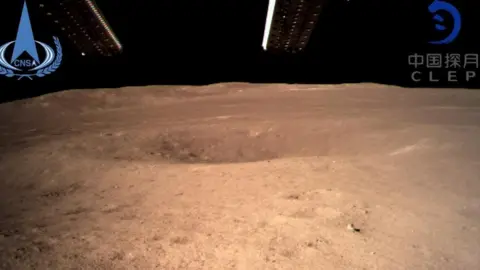 CNSA/Reuters Far side of the moon taken by the Chang'e-4 probe lunar probe