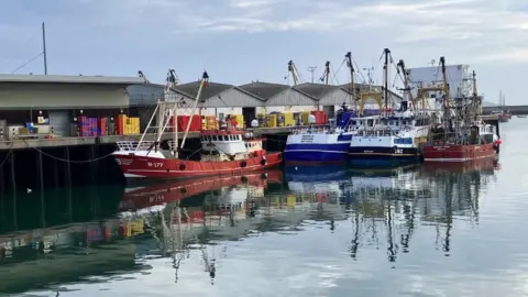 Andrew Sinclair/BBC Brixham Fish Market, Devon