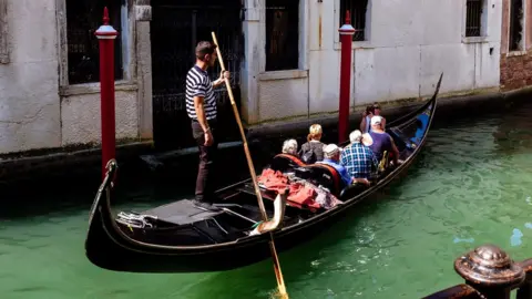 Getty Images Gondola in Venice, 27 Aug 17