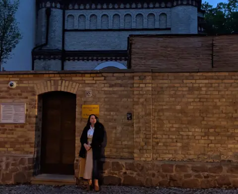 BBC Mollie returned to the synagogue in Halle last month as the trial continued in Magdeburg