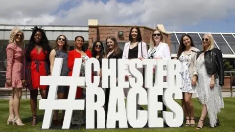 PA Women at Chester Races on ladies day