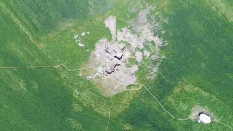 British Museum Aerial view of Qalatga Darband