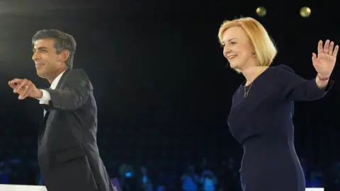 Reuters Rishi Sunak and Liz Truss