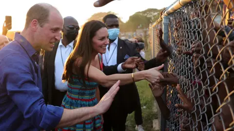 Reuters William and Kate on Caribbean tour