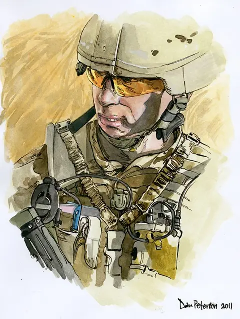 Dan Peterson A soldier