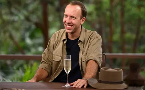 ITV/Shutterstock Matt Hancock on I'm A Celebrity Get Me Out Of Here!