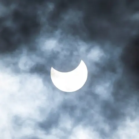 Matt Tildesley  Eclipse from Embo beach in Scotland