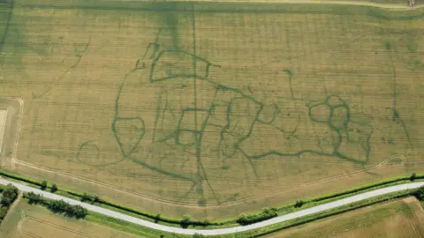 Historic England Buried Iron Age or Roman settlement and fields near Keysoe, Bedfordshire