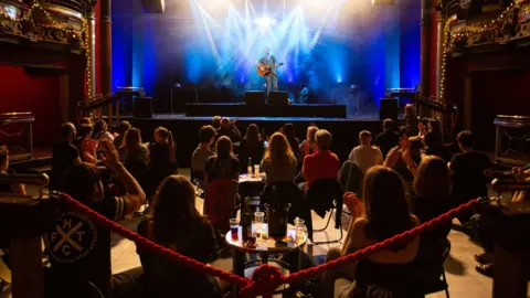 PA Media Frank Turner performs at The Clapham Grand