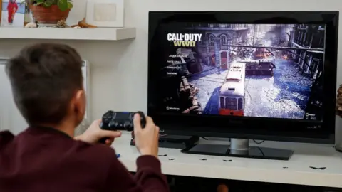 Getty Images A teenage boy calling Call of Duty