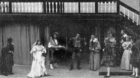 Shakespeare at the George Actors on stage