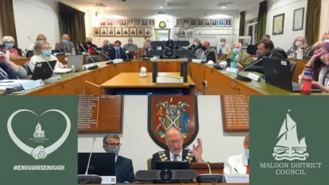 YouTube Maldon Council meeting