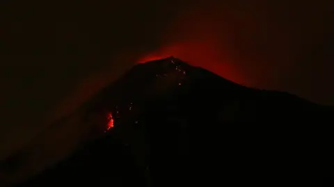 Reuters Fuego volcano pictured after it erupted violently