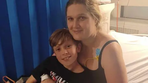 Angharad Lewis Angharad in hospital