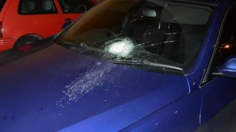 West Yorkshire Police BMW gun attack