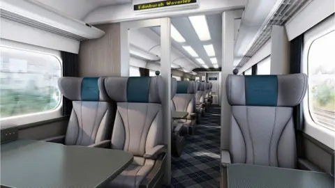 First refurbished high speed train starts on Aberdeen Edinburgh