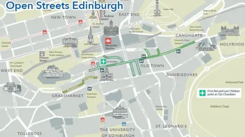 City of Edinburgh Council Closed roads