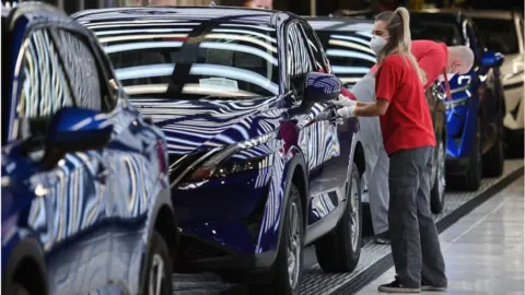 Getty Images A car plant