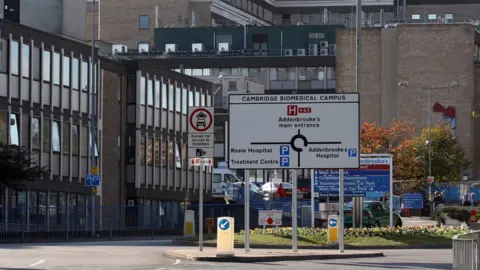 PA Media Addenbrooke's Hospital