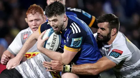 Harry Byrne in action for Leinster against the Stormers