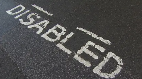 BBC Disabled parking bay
