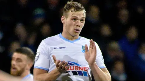 Ballymena scorer Leroy Millar