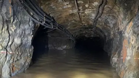 Ladji Bama Water in the Perkoa mine in Burkina Faso