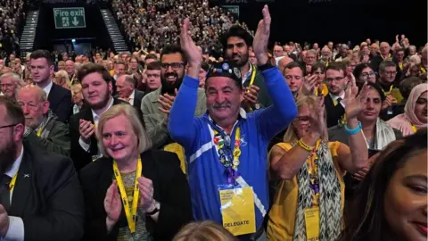 PA Media delegates at the SNP conference