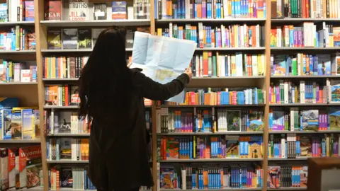 Stanfords A customer at Stanfords