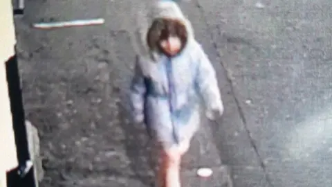 PSNI CCTV image of girl in Castlewellan