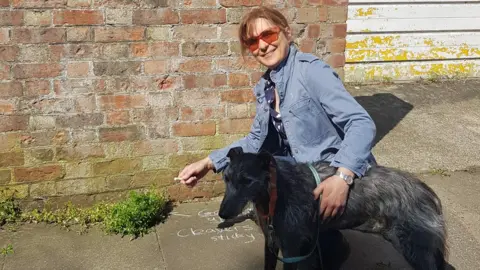 Fred Perrone Jane Perrone and Wolfie